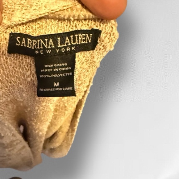 Sabrina Lauren Animal Print Cardigan Sweater - Picture 6 of 6